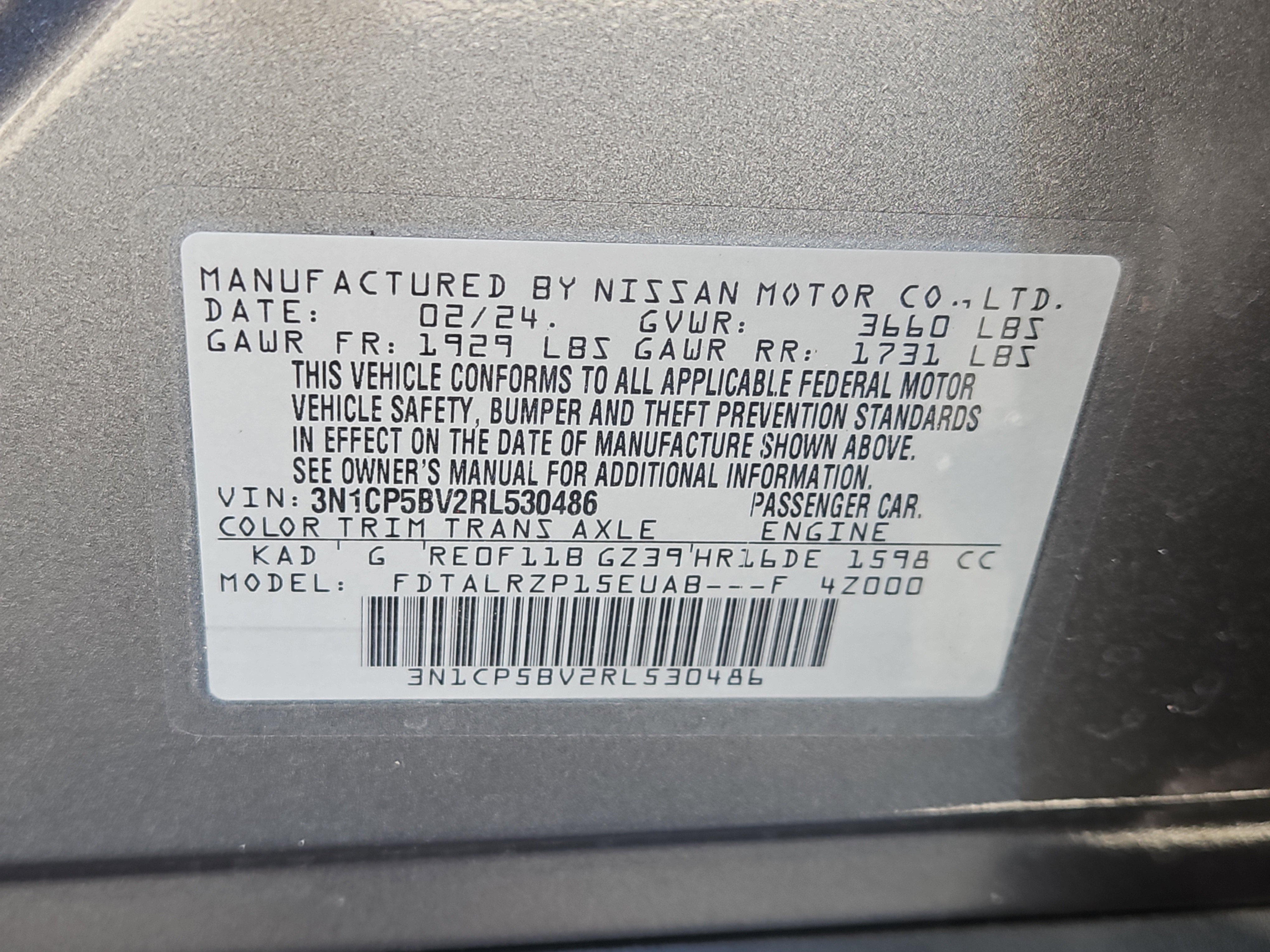 Used 2024 Nissan Kicks S w/ Interior Electronics Package FWD image 22