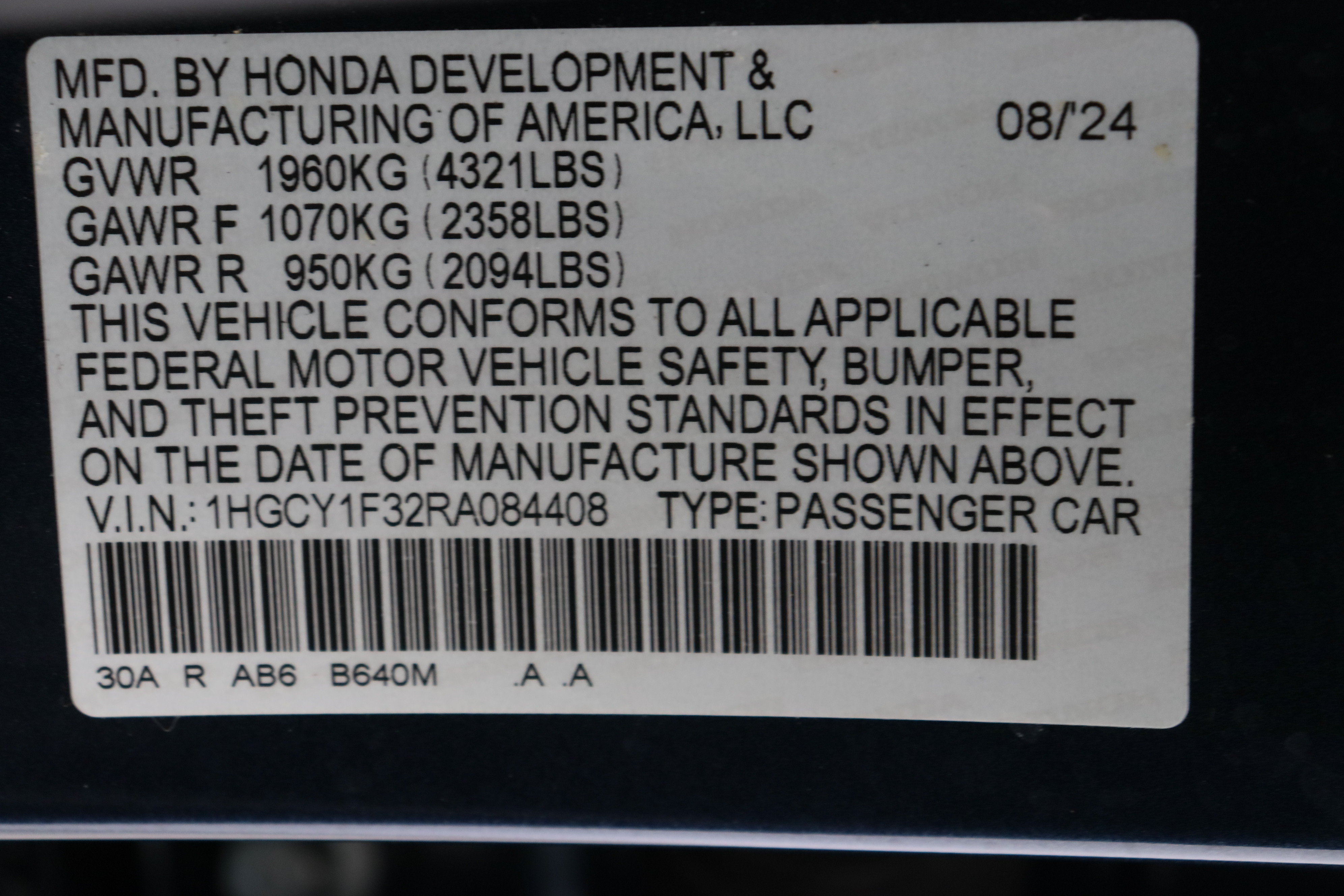 Used 2024 Honda Accord EX image 42