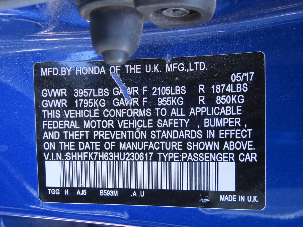 Certified 2017 Honda Civic EX image 21