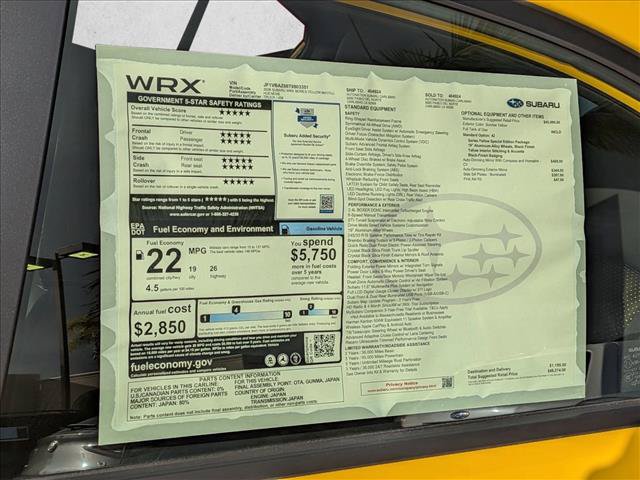 New 2026 Subaru WRX tS AWD/4WD image 20