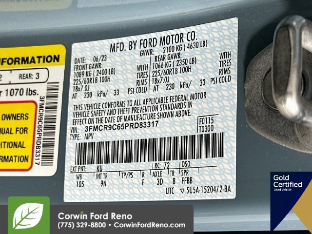 Certified 2023 Ford Bronco Sport Outer Banks w/ Tech Package AWD/4WD image 38