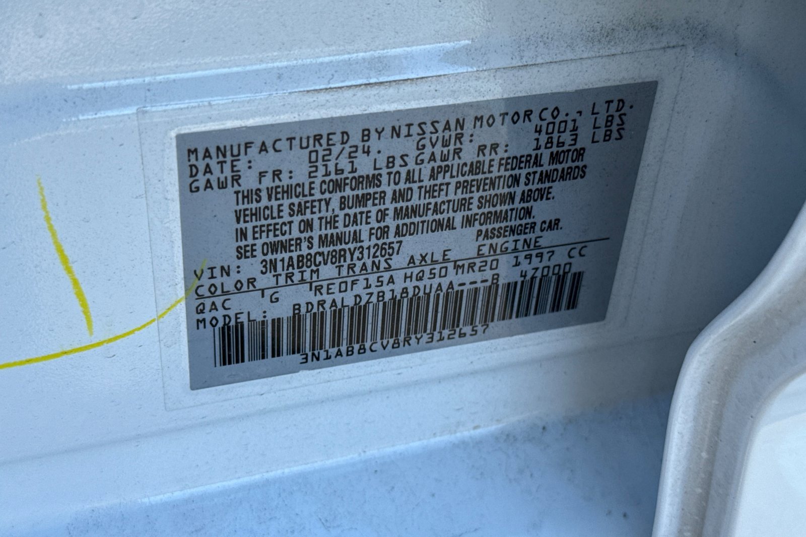 Certified 2024 Nissan Sentra SV w/ All-Weather Package image 55