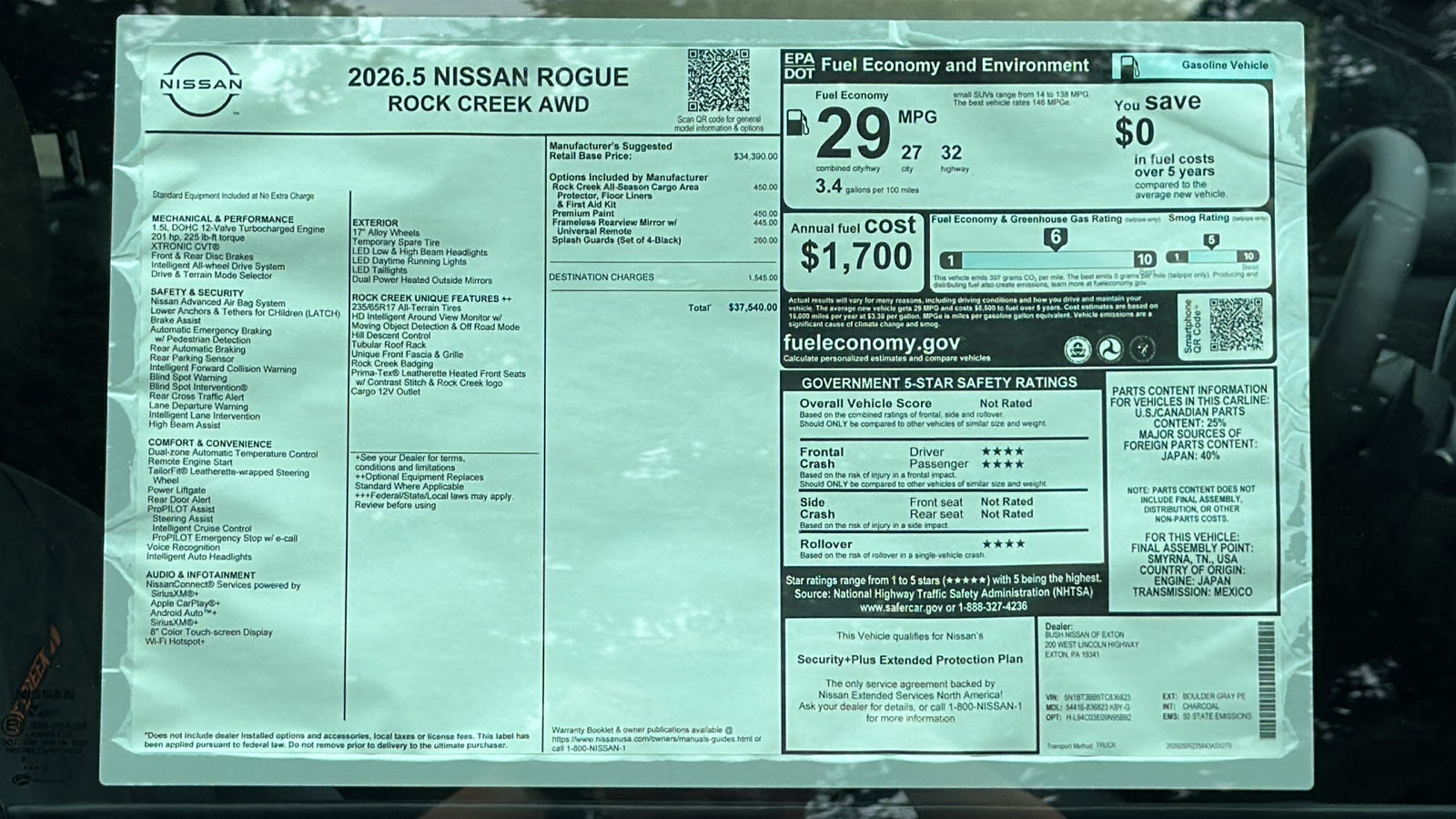 New 2026 Nissan Rogue SV AWD/4WD image 11