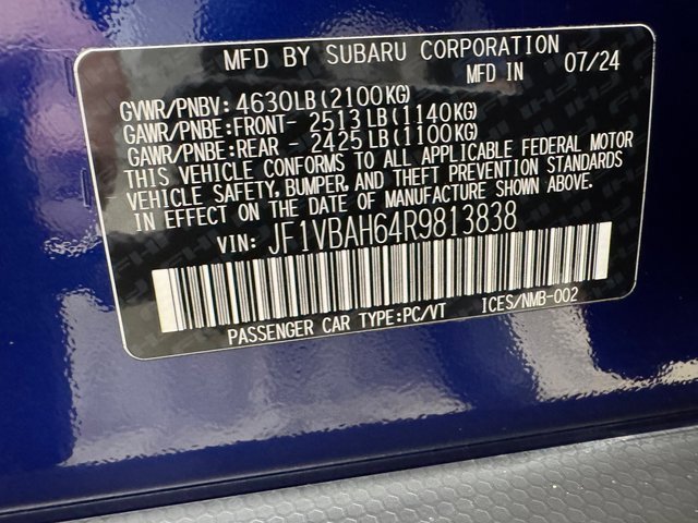 Used 2024 Subaru WRX Premium image 30