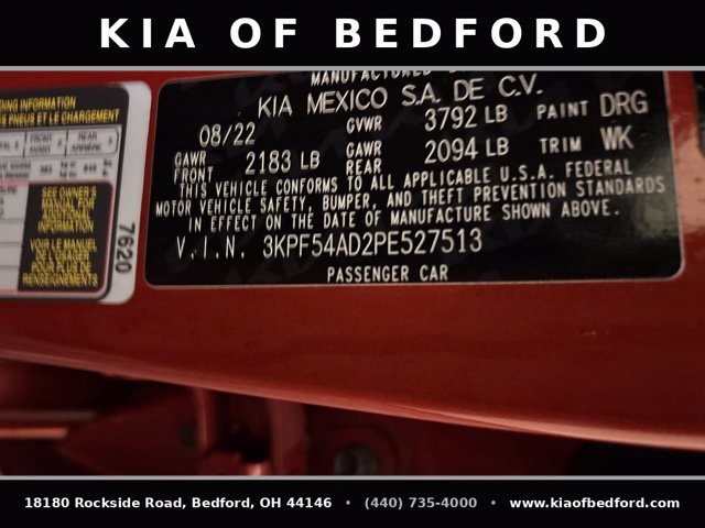 Certified 2023 Kia Forte GT-Line w/ GT-Line Premium Package FWD image 16