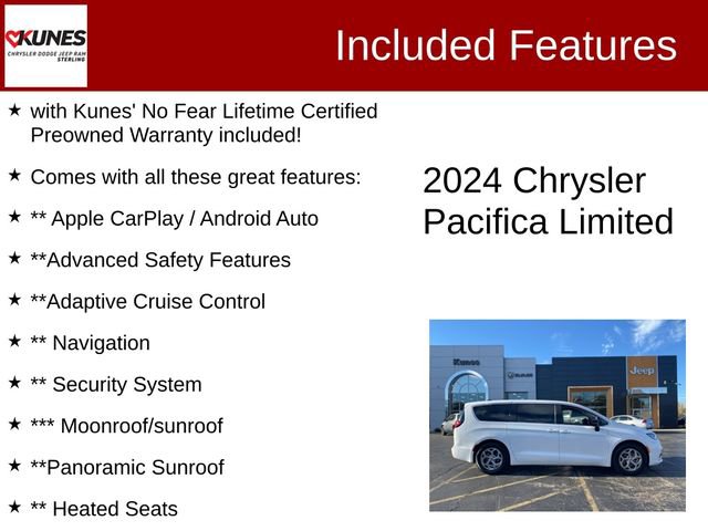 Used 2024 Chrysler Pacifica Limited image 2