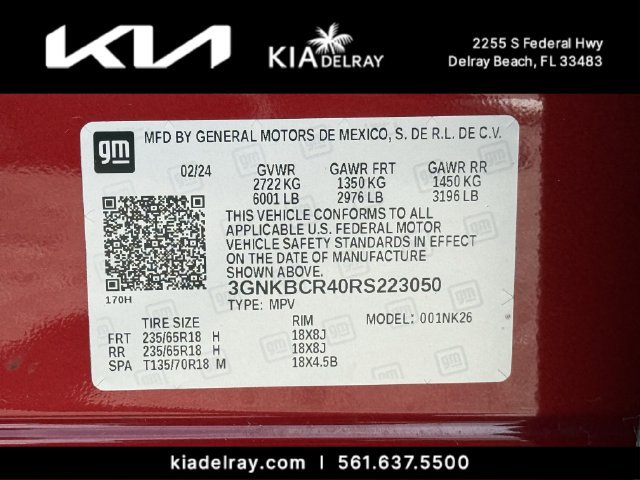 Used 2024 Chevrolet Blazer LT w/ LPO, Cargo Package FWD image 34