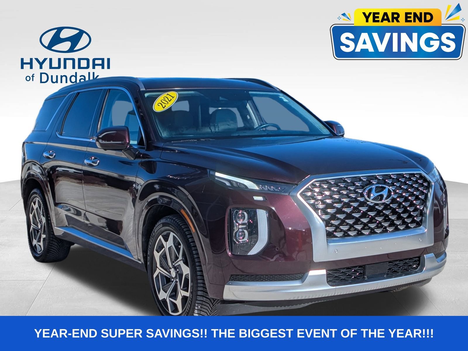 Used 2021 Hyundai Palisade Calligraphy image 3