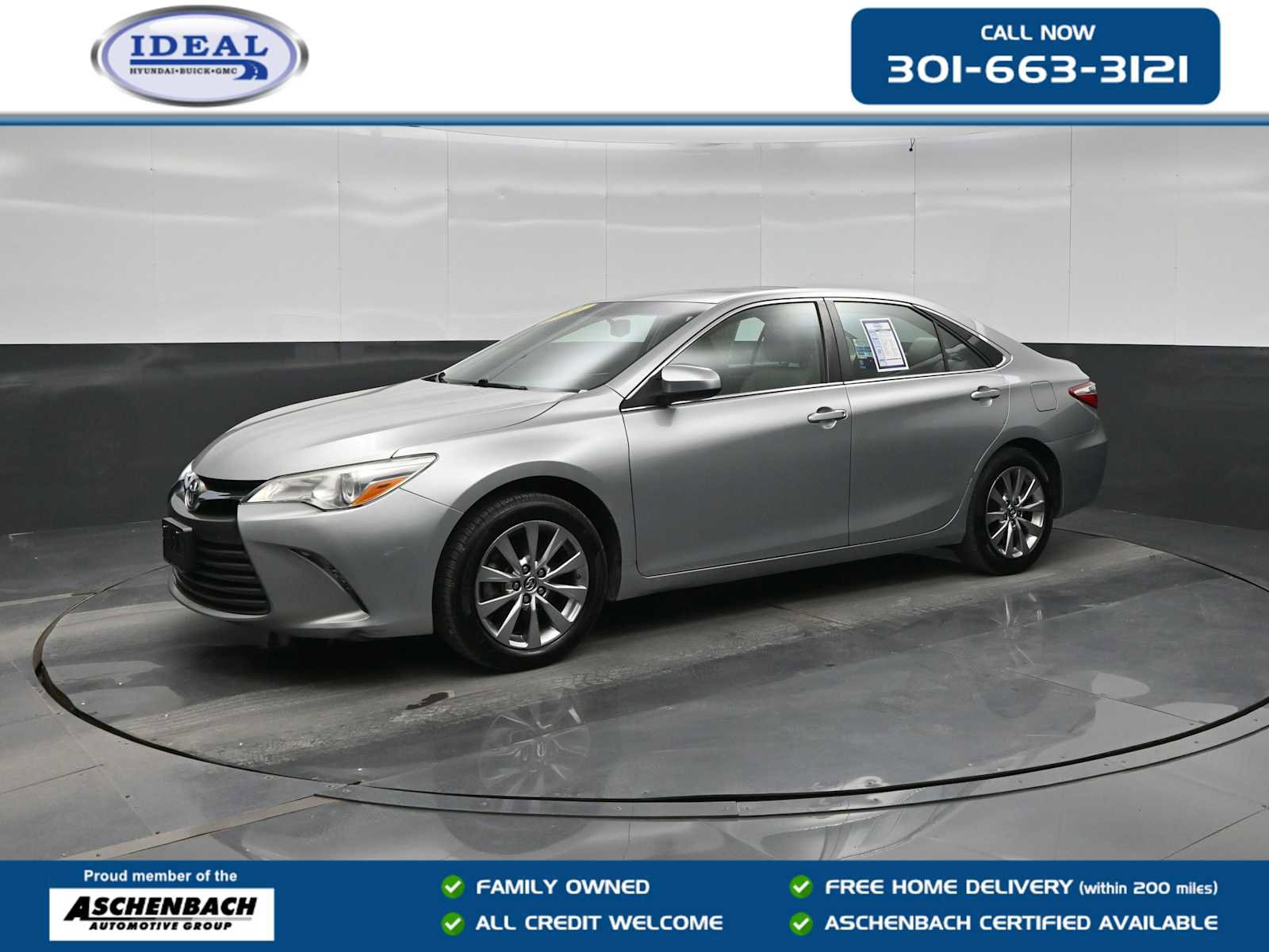 Used 2016 Toyota Camry XLE w/ Moonroof Package