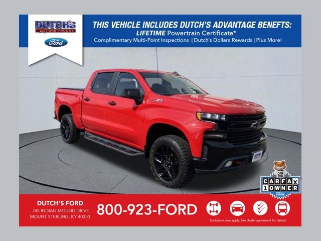 Used 2021 Chevrolet Silverado 1500 LT Trail Boss w/ Bed Protection Package AWD/4WD image 1