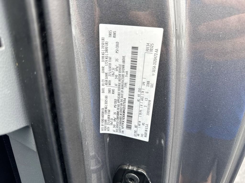 Used 2021 Ford F150 Lariat w/ Equipment Group 502A High image 28