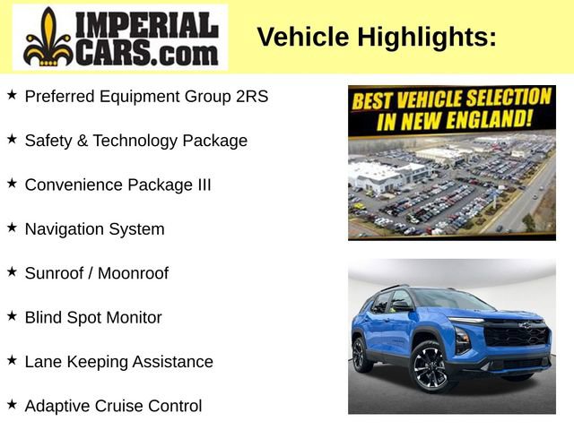 Used 2025 Chevrolet Equinox RS w/ Safety and Technology Package image 7