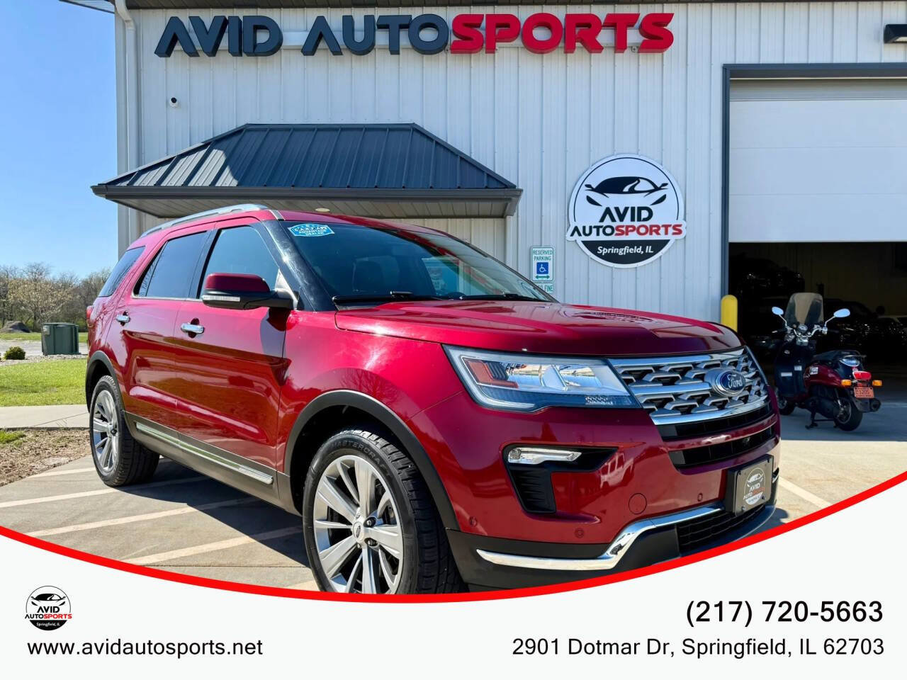 Used 2018 Ford Explorer Limited w/ Equipment Group 301A AWD/4WD image 1
