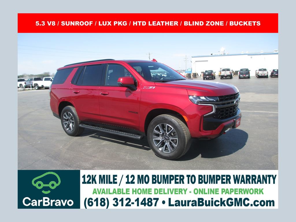 Used 2021 Chevrolet Tahoe Z71 w/ Luxury Package image 1