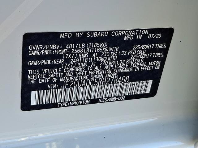 Used 2024 Subaru Crosstrek 2.0i Premium AWD/4WD image 27