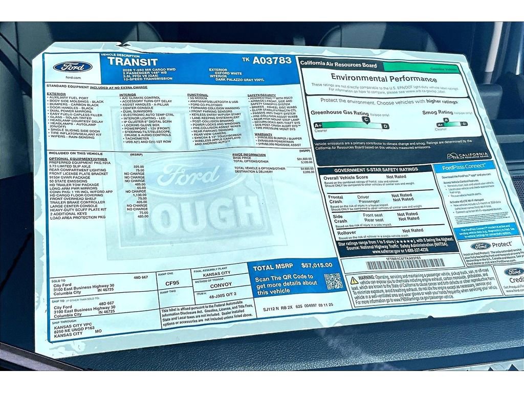 New 2026 Ford Transit 250 148 Medium Roof image 42