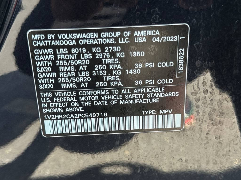 Used 2023 Volkswagen Atlas SE w/ Black Wheel Package AWD/4WD image 26