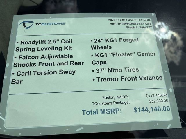 New 2026 Ford F450 4x4 Crew Cab Super Duty image 22