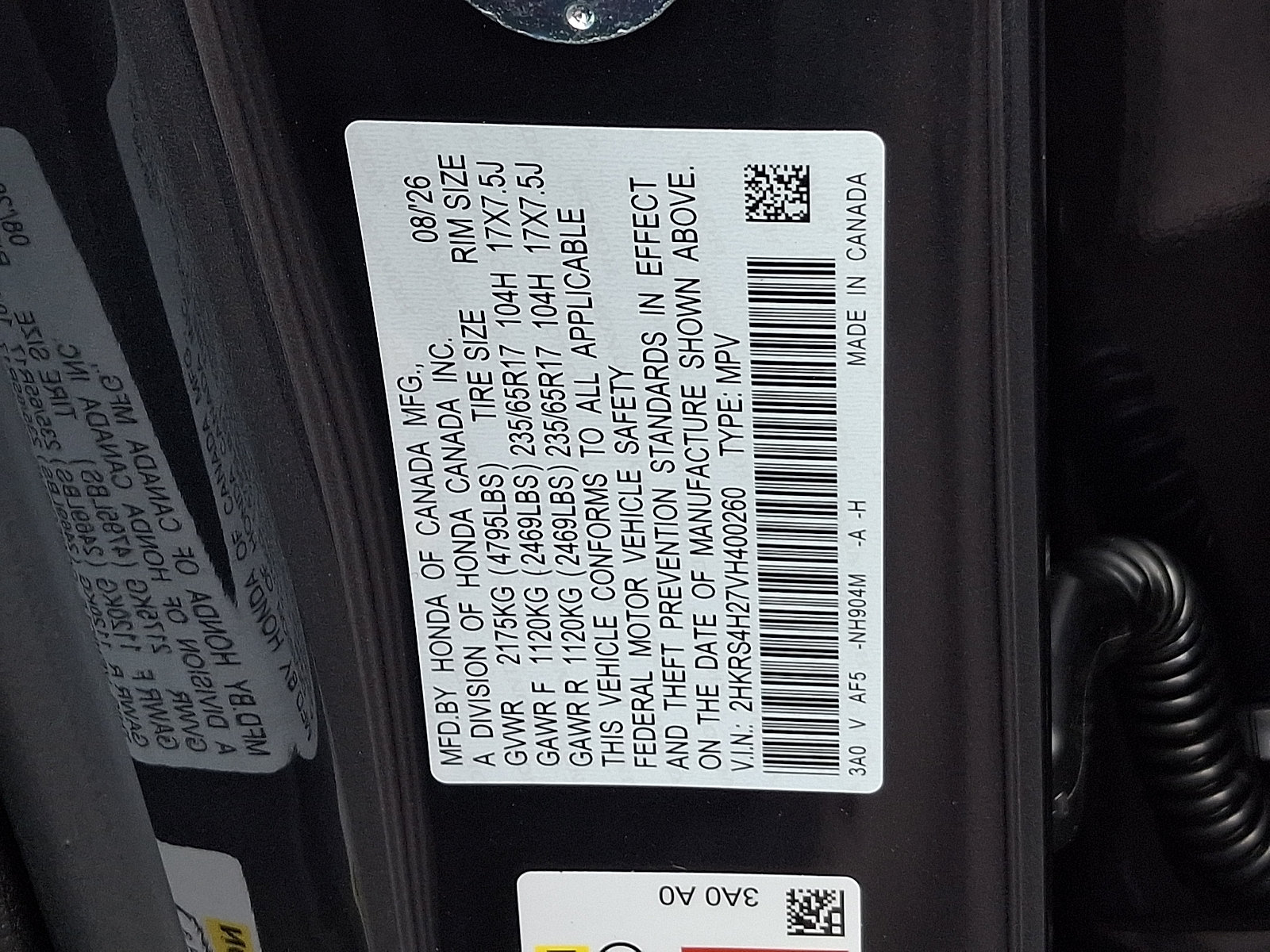 New 2027 Honda CR-V LX image 10