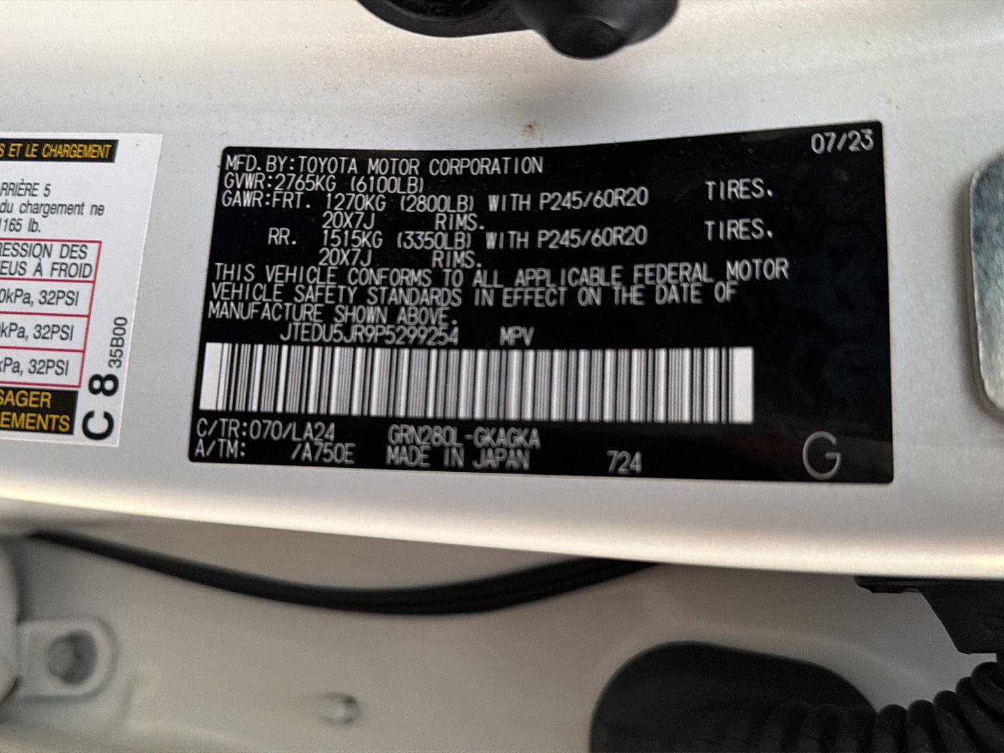 Certified 2023 Toyota 4Runner Limited RWD image 45