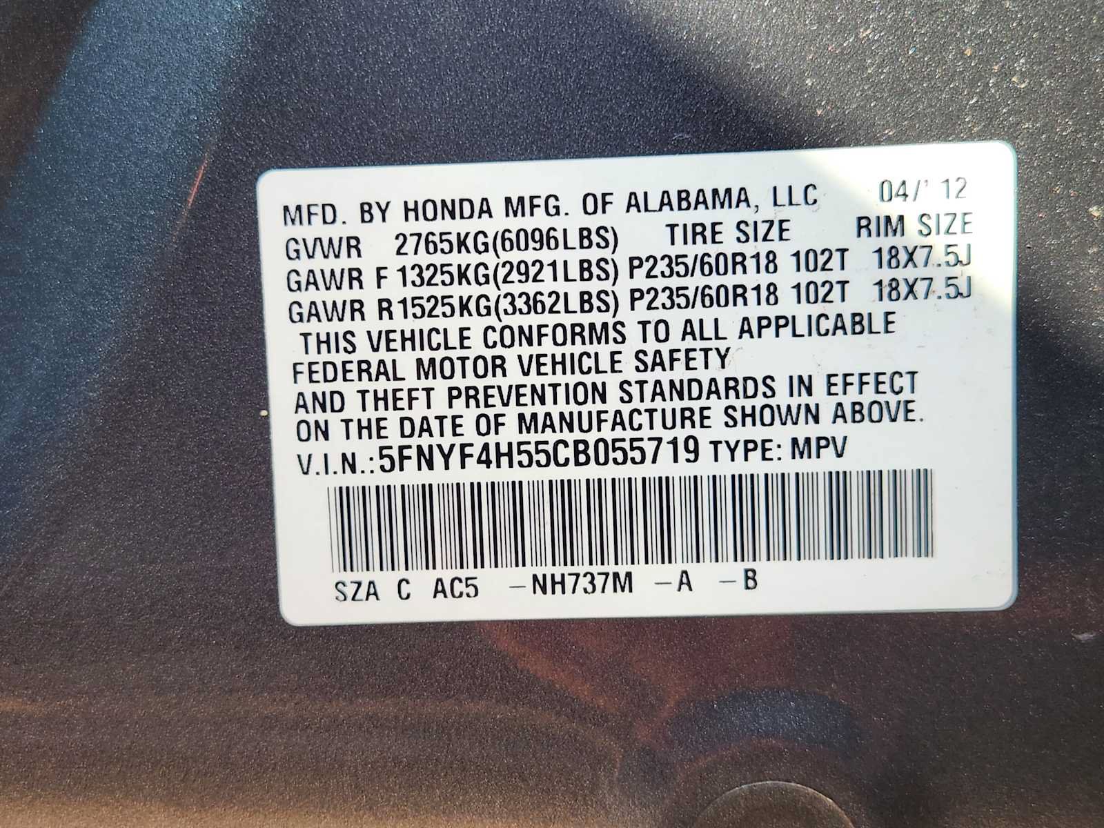 Used 2012 Honda Pilot EX-L image 34