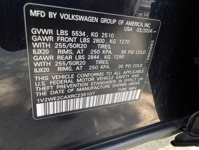 Used 2024 Volkswagen Atlas Cross Sport SE image 37