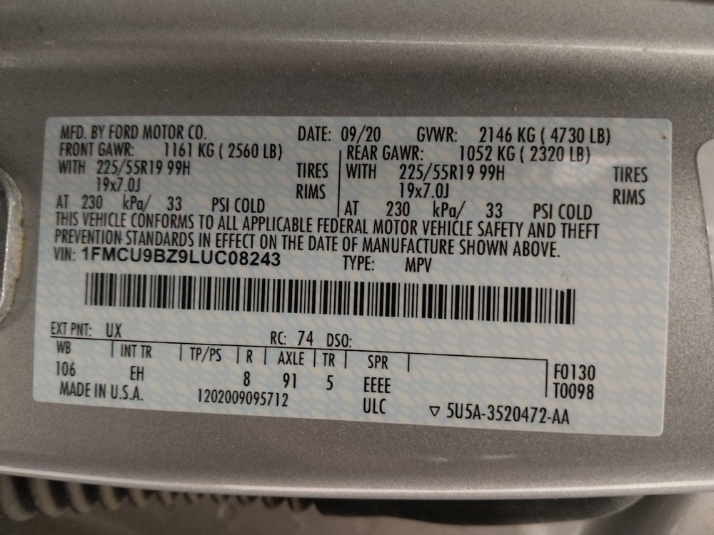 Used 2020 Ford Escape SE Sport AWD/4WD image 33