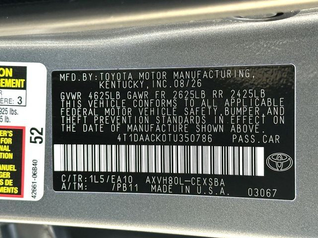 New 2026 Toyota Camry SE w/ Convenience Package FWD image 26