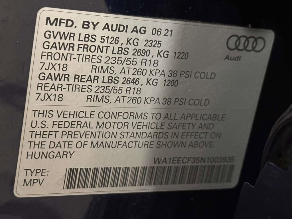 Used 2022 Audi Q3 2.0T Premium Plus w/ Premium Plus Package AWD/4WD image 35