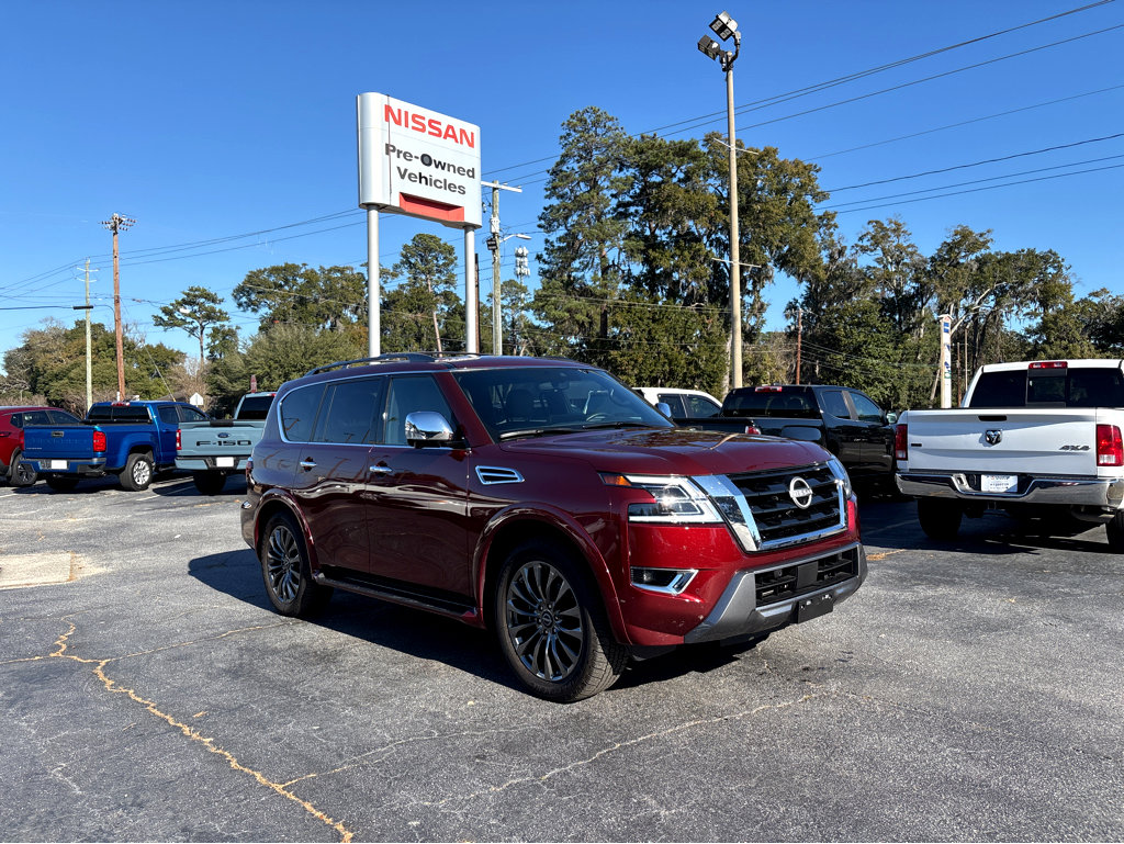Used 2024 Nissan Armada Platinum w/ Captain's Chairs Package image 1