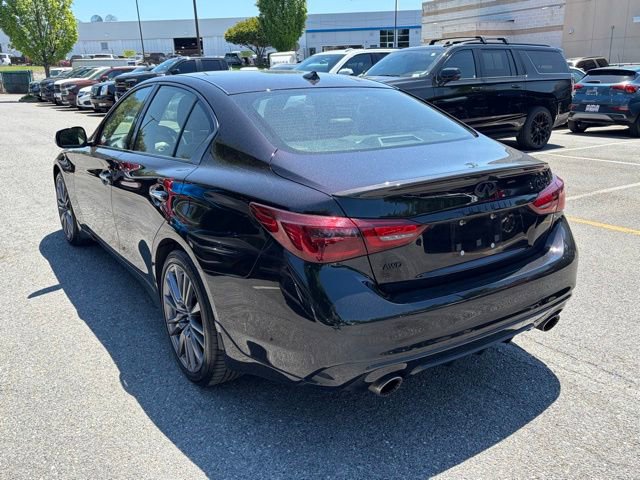 Used 2023 INFINITI Q50 Red Sport 400 w/ Black Opal Edition AWD/4WD image 3