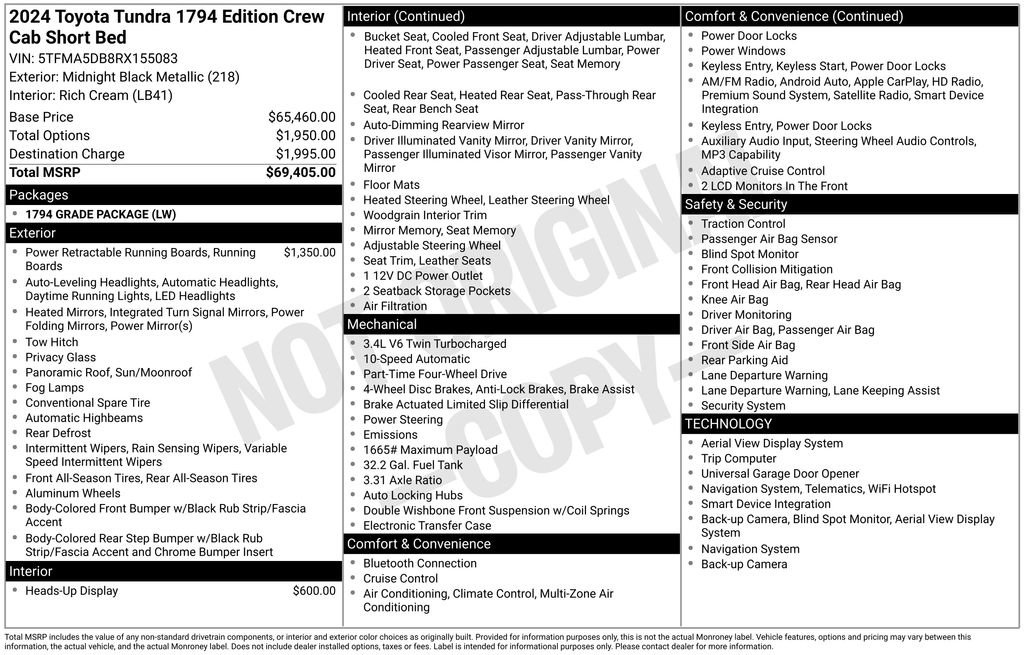 Used 2024 Toyota Tundra 1794 Edition image 45