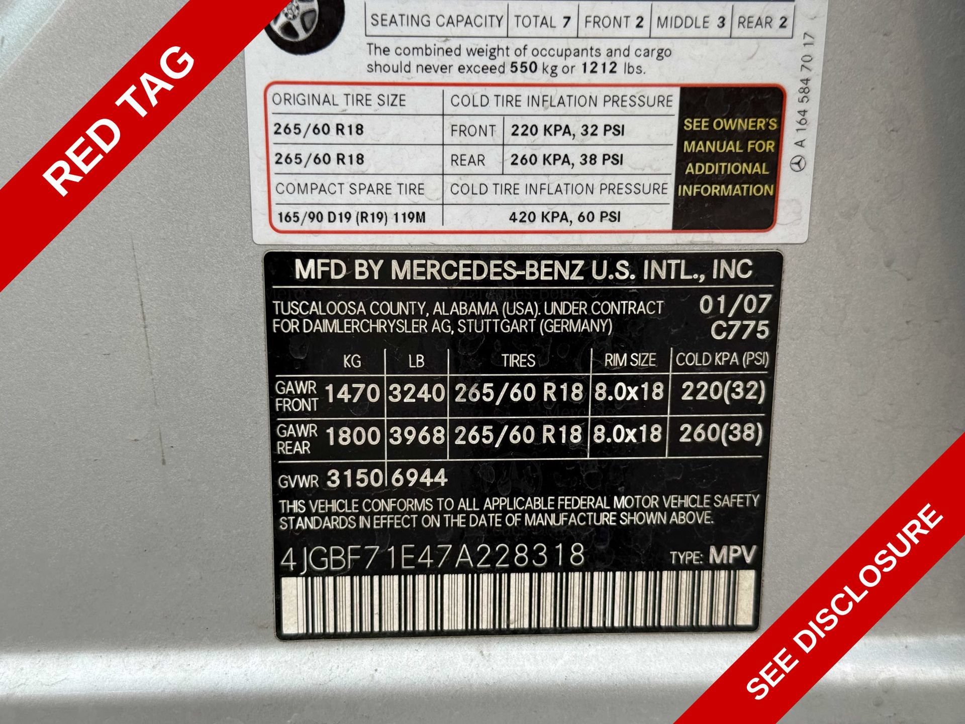 Used 2007 Mercedes-Benz GL 450 4MATIC image 11