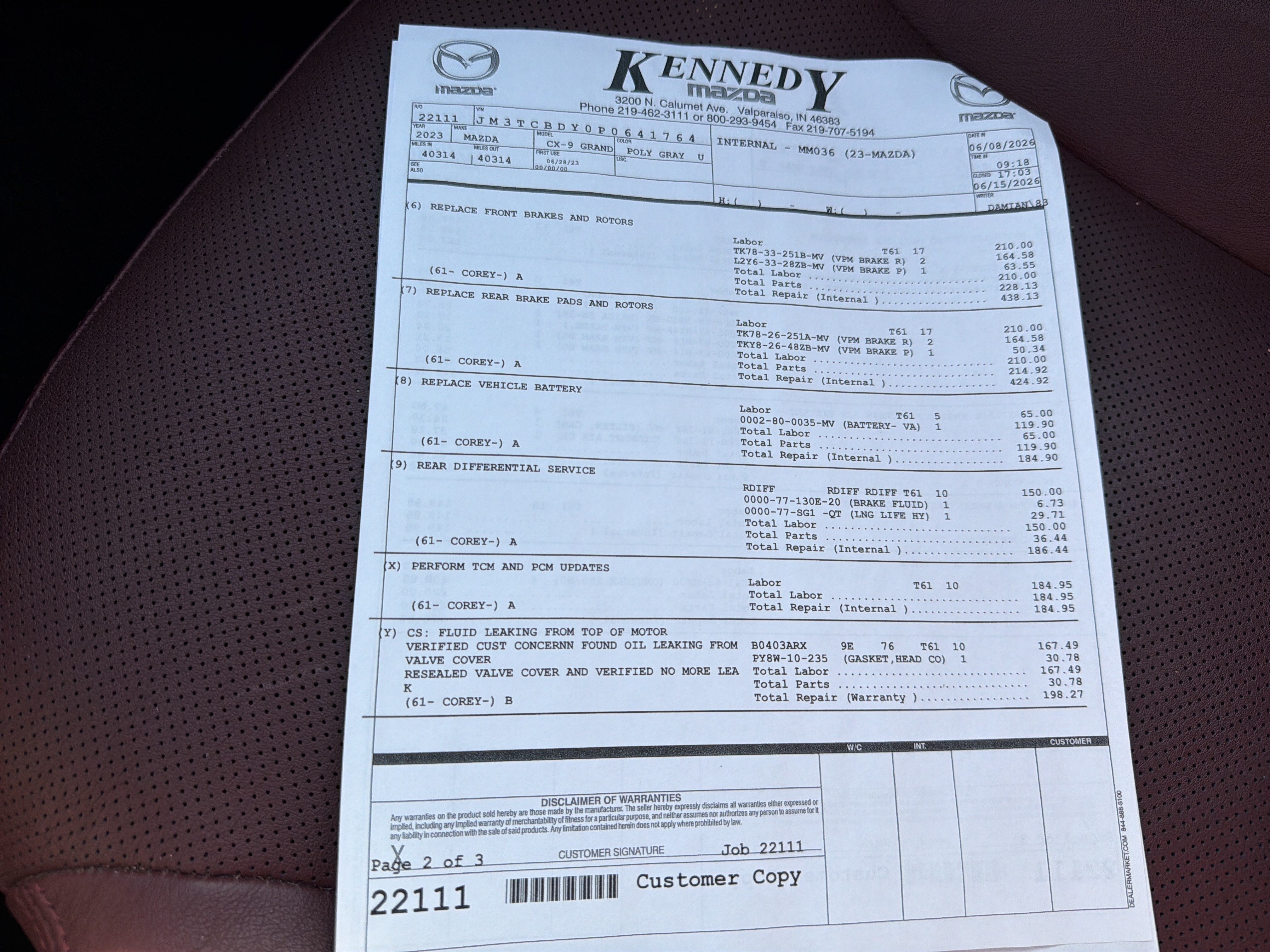 Certified 2023 MAZDA CX-9 Carbon Edition AWD/4WD image 31