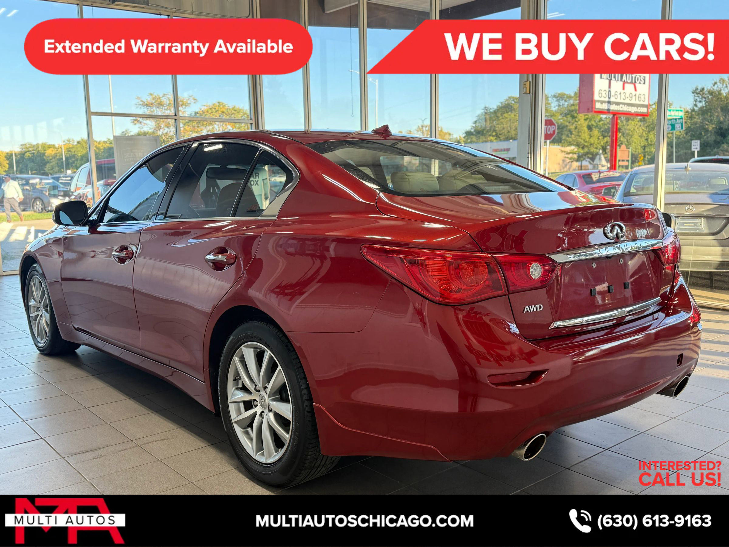 Used 2015 INFINITI Q50 Premium w/ All Weather Package image 13