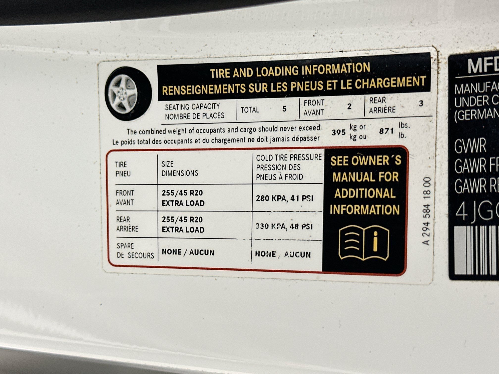 Certified 2023 Mercedes-Benz EQE 350+ 4MATIC SUV image 37