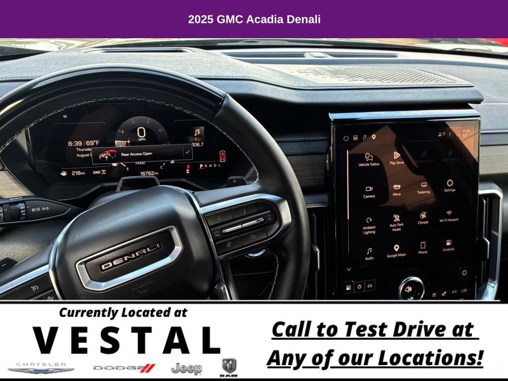 Used 2025 GMC Acadia Denali w/ Super Cruise Package AWD/4WD image 17