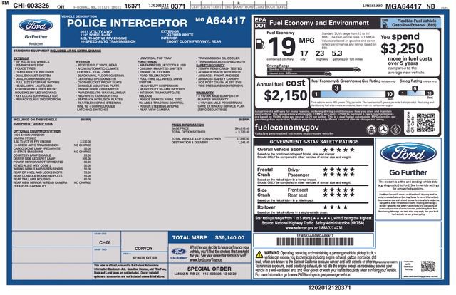Used 2021 Ford Explorer 4WD Police Interceptor image 7