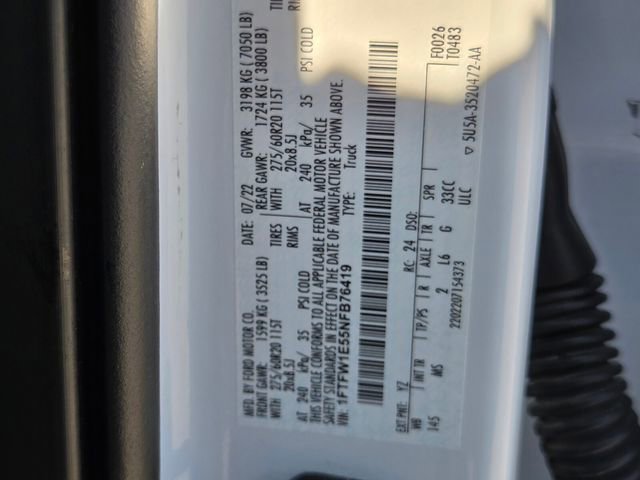 Used 2022 Ford F150 XLT w/ Equipment Group 302A High image 22