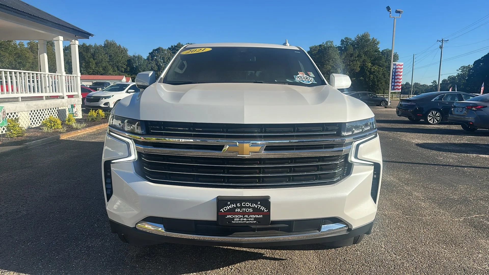 Used 2021 Chevrolet Tahoe LT w/ Rear Media and Nav Package image 2