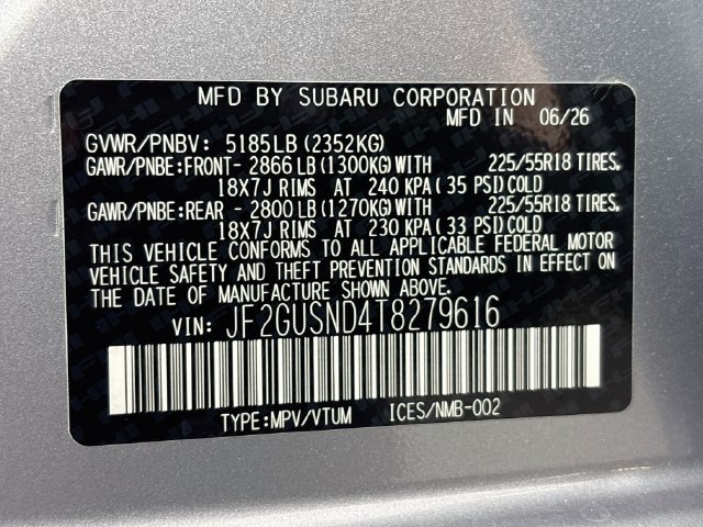 New 2026 Subaru Crosstrek 2.5i Limited w/ Crosstrek Mirror Package AWD/4WD image 31