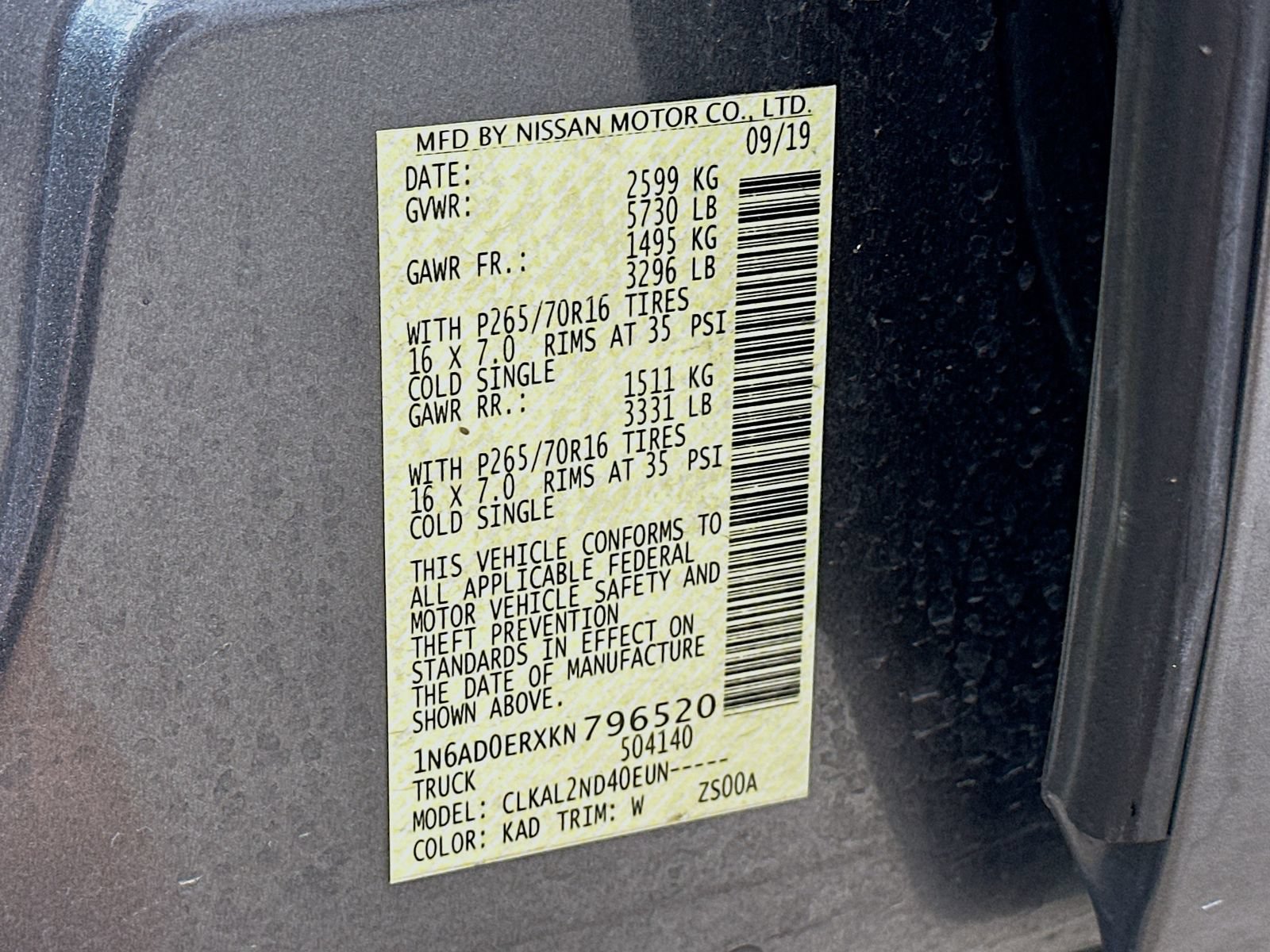 Used 2019 Nissan Frontier SV RWD image 44