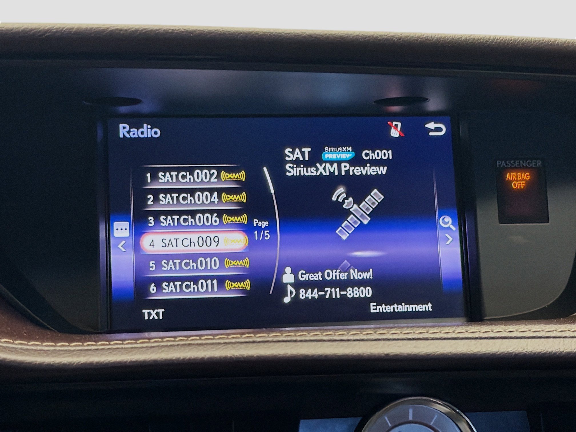 Used 2018 Lexus ES 350 w/ Premier Package FWD image 9