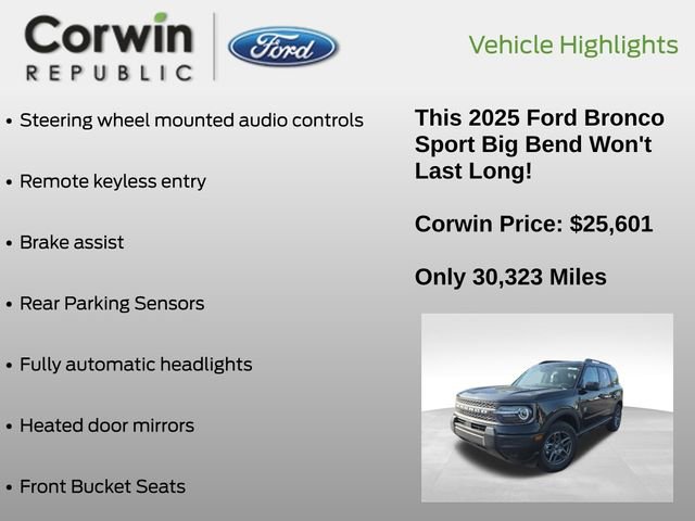 Used 2025 Ford Bronco Sport Big Bend AWD/4WD image 6