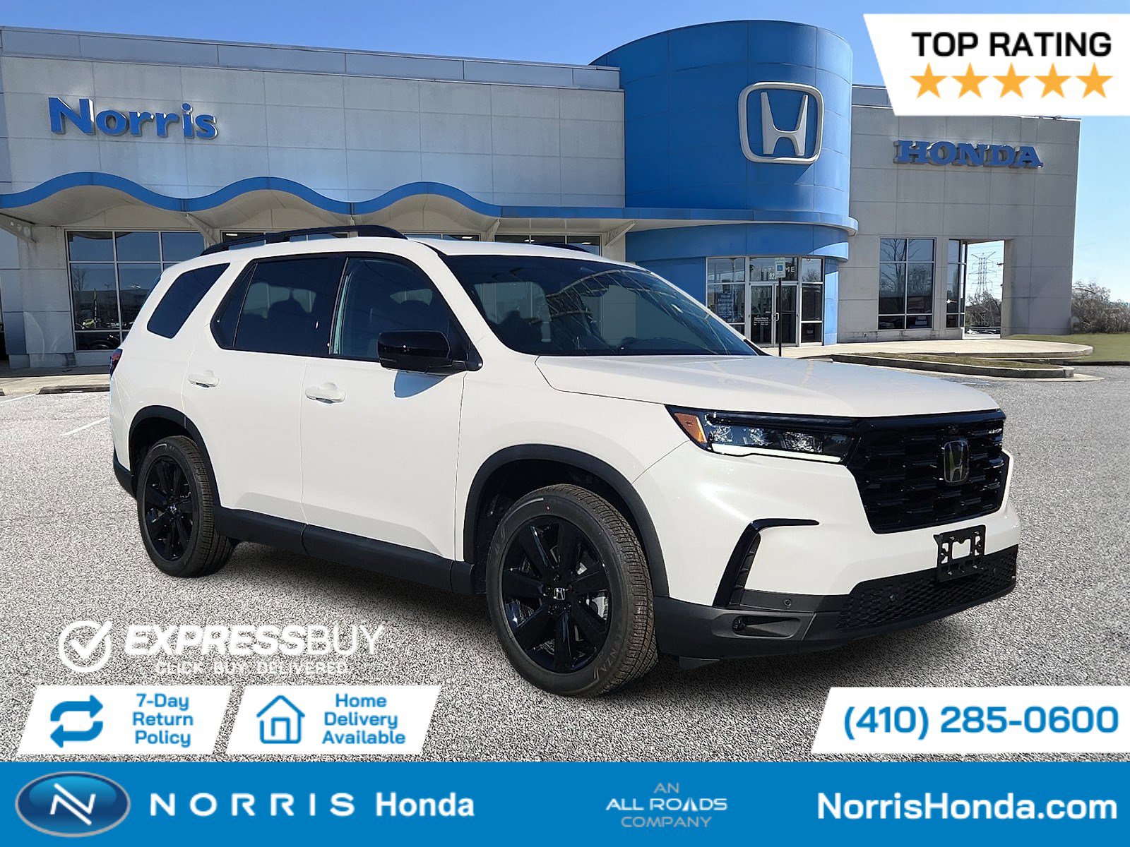 New 2025 Honda Pilot Black Edition