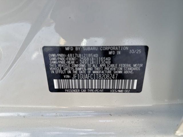 New 2026 Subaru Impreza 2.0i Sport AWD/4WD image 29