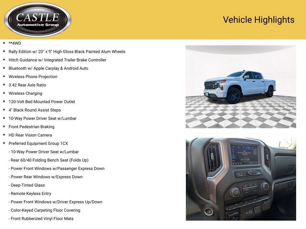 Used 2023 Chevrolet Silverado 1500 Custom w/ Rally Edition image 4