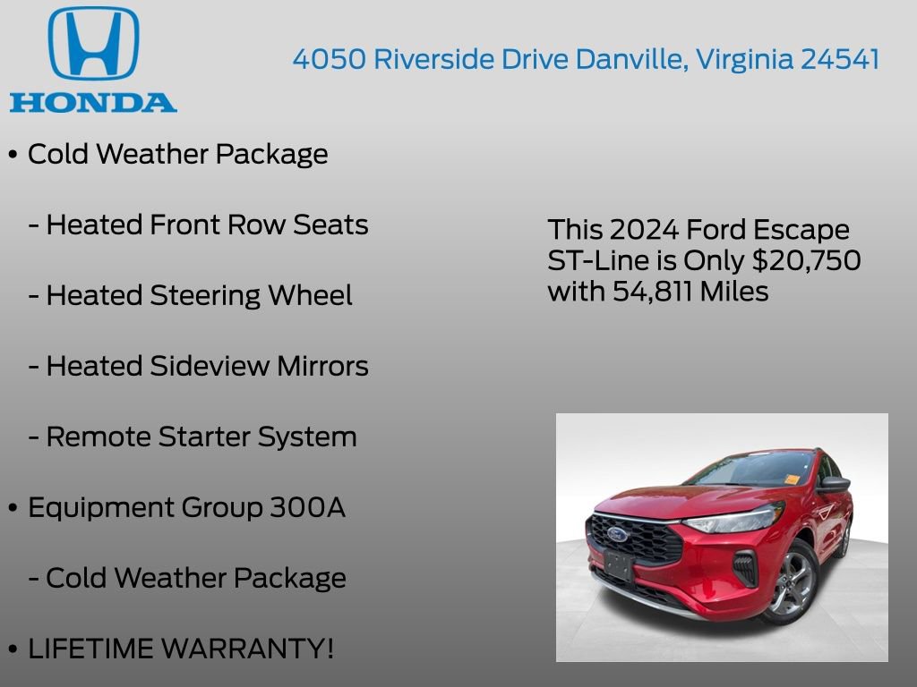 Used 2024 Ford Escape ST-Line AWD/4WD image 7
