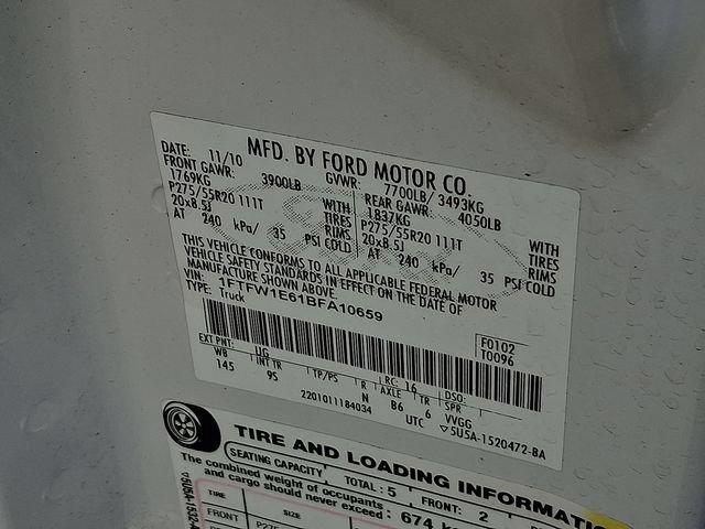 Used 2011 Ford F150 Platinum AWD/4WD image 28