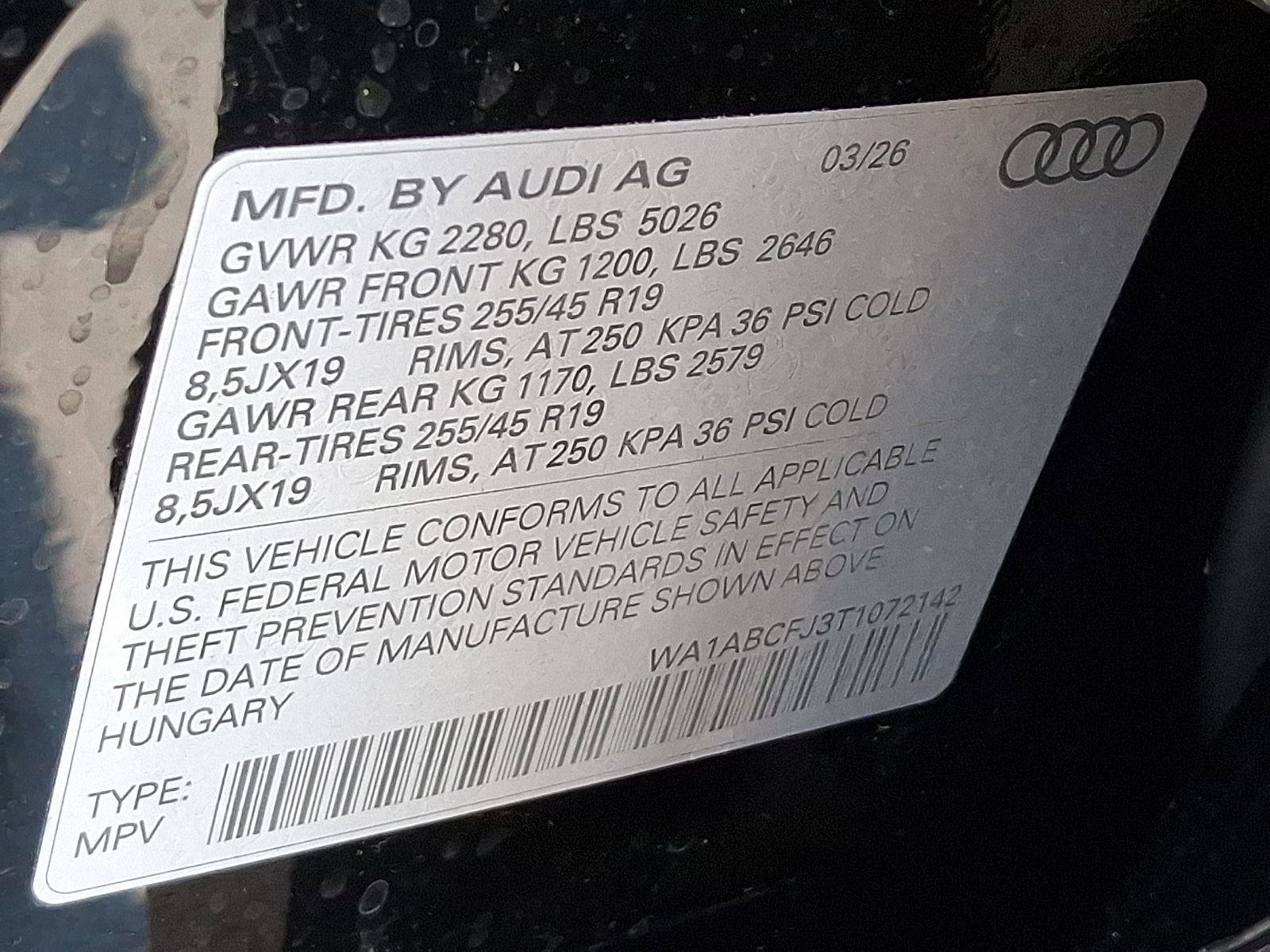 New 2026 Audi Q3 quattro 2.0T AWD/4WD image 22